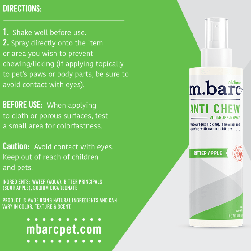 Anti-Chew Bitter Apple Spray - m.barc Naturals