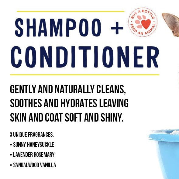 Sandalwood Vanilla Shampoo + Conditioner For Dogs And Cats - m.barc Naturals