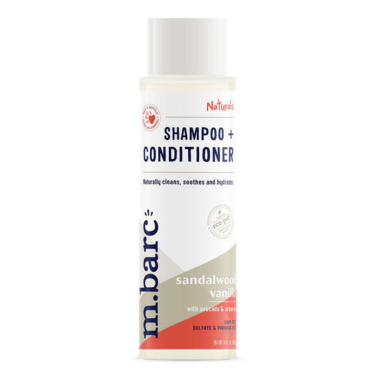 Sandalwood Vanilla Shampoo + Conditioner For Dogs And Cats - m.barc Naturals