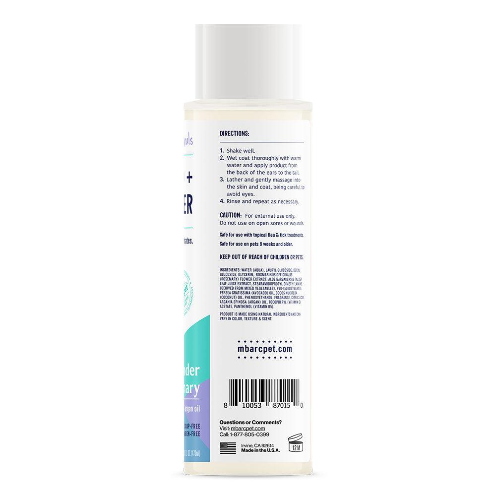 Lavender Rosemary Shampoo + Conditioner For Dogs And Cats - m.barc Naturals